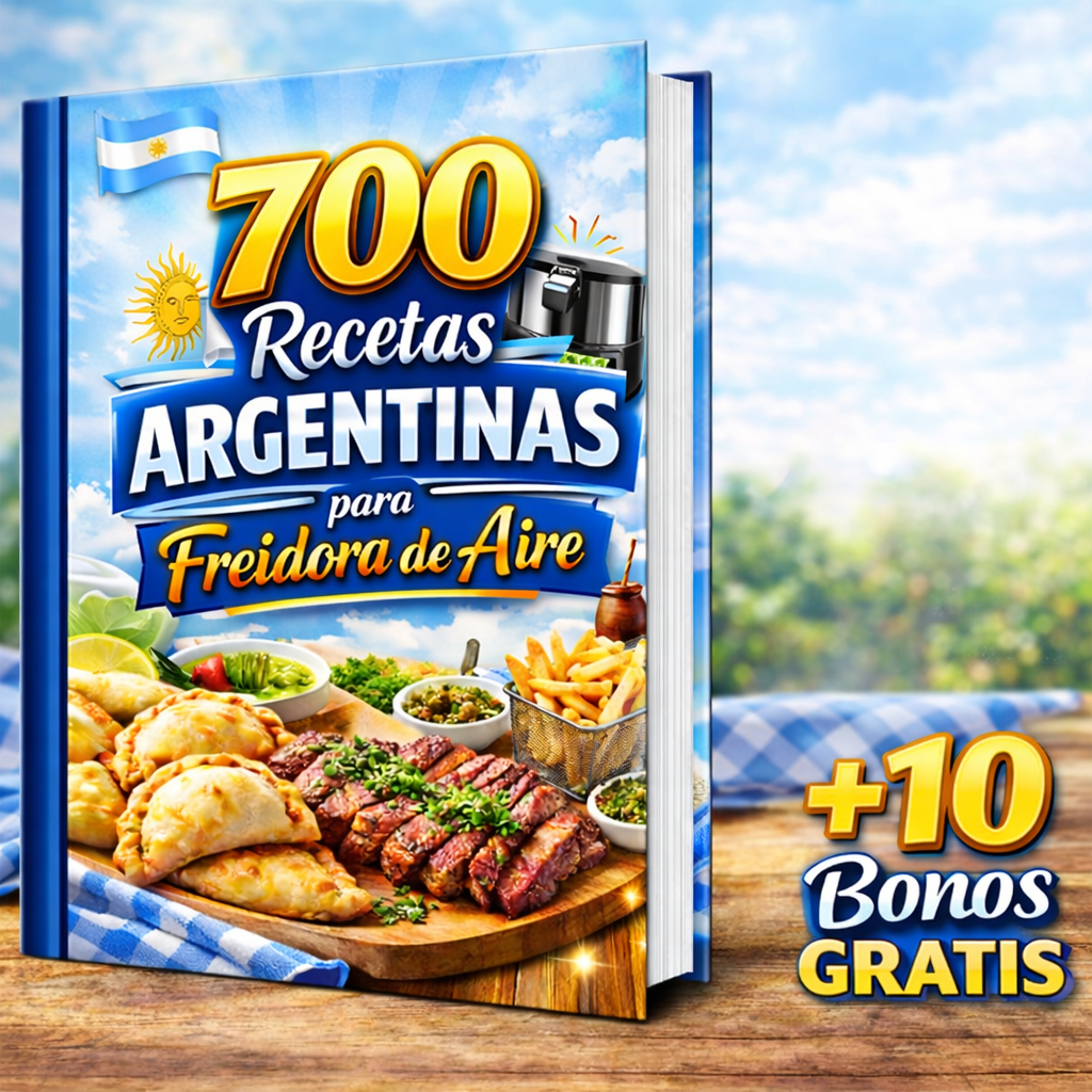 700 Recetas Argentinas para Freidora de Aire